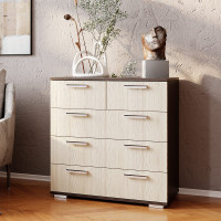 Комод Стандарт-5 NEW Дуб крафт/Белый