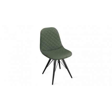 Стул «Ричи» К3 Черный муар, Микровелюр Jercy Deep Green