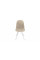 Стул «Шерри» К3 Белый матовый, Микровелюр Wellmart Dark Beige