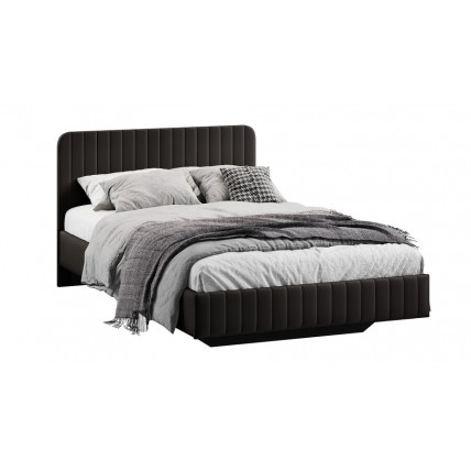 Кровать без ПМ «Шелли» Тип 1 (без подъемного механизма) Велюр Confetti Stone