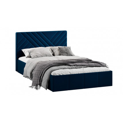 Кровать с ПМ «Дэлли» Тип 1 (с подъемным механизмом) с заглушиной Велюр Confetti Blue