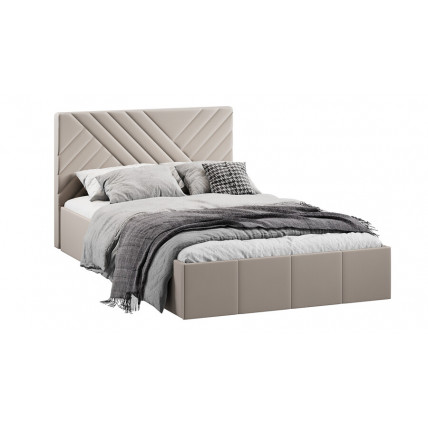 Кровать с ПМ «Дэлли» Тип 1 (с подъемным механизмом) с заглушиной Велюр Confetti Smoke