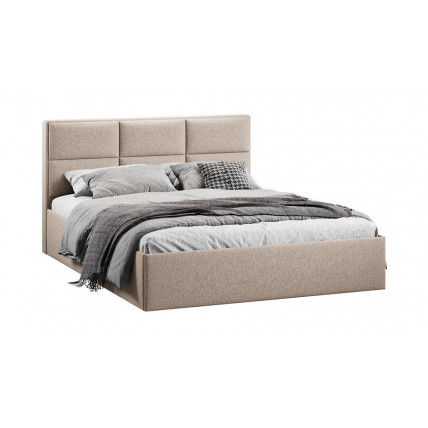 Кровать с ПМ «Стелла» Тип 1 (с подъемным механизмом) Микровелюр Jercy Cream