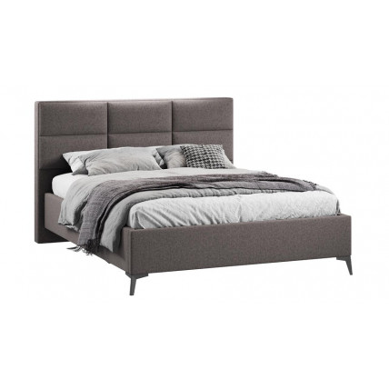 Кровать с ПМ «Делана»  (с подъемным механизмом) Микровелюр Jercy Stone