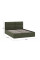 Кровать без ПМ «Глосс» Тип 1 (без подъемного механизма) Микровелюр Jercy Deep Green