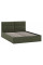 Кровать без ПМ «Глосс» Тип 1 (без подъемного механизма) Микровелюр Jercy Deep Green