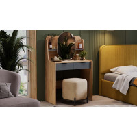 Стол туалетный «Латте» Тип 1 Дуб Крафт золотой, Графит Серый