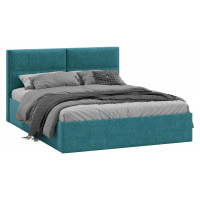 Кровать без ПМ «Глосс» Тип 1 (без подъемного механизма) Микровелюр Jercy Izumrud