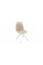 Стул «Шерри» К2 Белый матовый, Микровелюр Wellmart Dark Beige