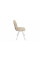 Стул «Шерри» К2 Белый матовый, Микровелюр Wellmart Dark Beige