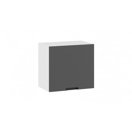 Шкаф навесной c одной откидной дверью «Гренада» - 1ВВ5Г Белый, Холст Вулкан