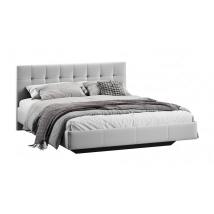 Кровать без ПМ «Эмма» Тип 1 (без подъемного механизма) Велюр Confetti Silver