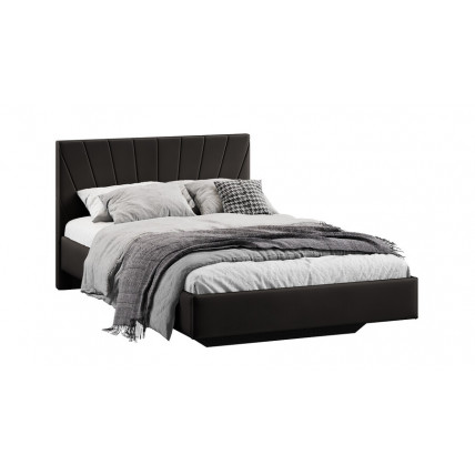 Кровать без ПМ «Эвори» Тип 1 (без подъемного механизма) Велюр Confetti Stone