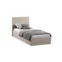 Кровать с ПМ «Кевия» Тип 1 (с подъемным механизмом) с заглушиной Велюр Confetti Smoke