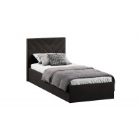 Кровать с ПМ «Кевия» Тип 1 (с подъемным механизмом) с заглушиной Велюр Confetti Stone