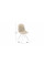 Стул «Шерри» К4 Белый матовый, Микровелюр Wellmart Dark Beige