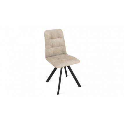 Стул «Аспен» К2 Черный муар, Микровелюр Wellmart Dark Beige
