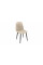 Стул «Шерри» К1С Черный муар, Микровелюр Wellmart Dark Beige