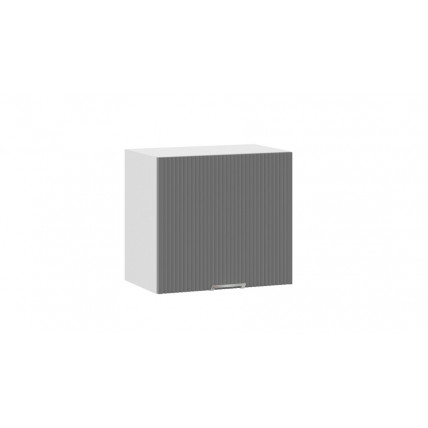 Шкаф навесной c одной откидной дверью «Кимберли» - 1ВВ5Г Белый, Титан