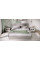 Кровать с ПМ «Лора»  (с подъемным механизмом) с заглушиной Велюр Confetti Smoke