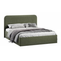 Кровать с ПМ «Тиффани» Тип 1 (с подъемным механизмом) Микровелюр Jercy Deep Green