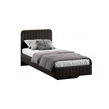 Кровать без ПМ «Шелли» Тип 1 (без подъемного механизма) Велюр Confetti Stone