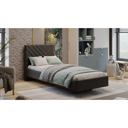 Кровать без ПМ «Дэлли» Тип 1 (без подъемного механизма) Велюр Confetti Stone