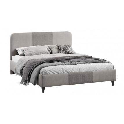 Кровать с ПМ «Эстон»  (с подъемным механизмом) Микровелюр Linea Grande 25/Connect 25 (мокко)