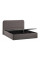 Кровать с ПМ «Тиффани» Тип 1 с заглушиной Микровелюр Jercy Stone