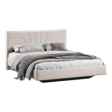 Кровать без ПМ «Пандора» Тип 1 (без подъемного механизма) Велюр Мокко светлый