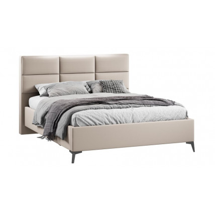 Кровать с ПМ «Делана»  (с подъемным механизмом) Велюр Confetti Cream