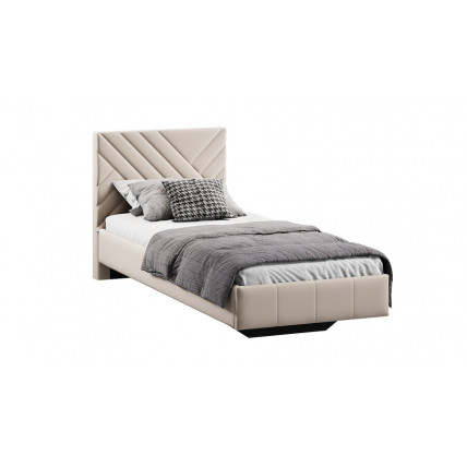 Кровать без ПМ «Дэлли» Тип 1 (без подъемного механизма) Велюр Confetti Cream