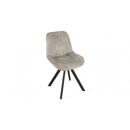 Стул «Марвел» К2 Исп. 2 Черный муар, Микровелюр Wellmart Dark Beige