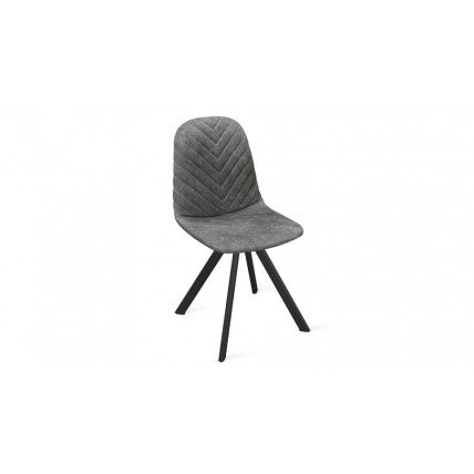 Стул «Шерри» К2 Черный муар, Микровелюр Wellmart Graphite