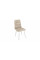 Стул «Аспен» К1С Белый матовый, Микровелюр Wellmart Dark Beige