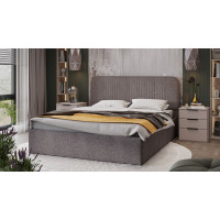 Спальный гарнитур «Порто» стандартный - ГН-393.000.5 Кашемир матовый, Кашемир сатин, Микровелюр Jercy Stone