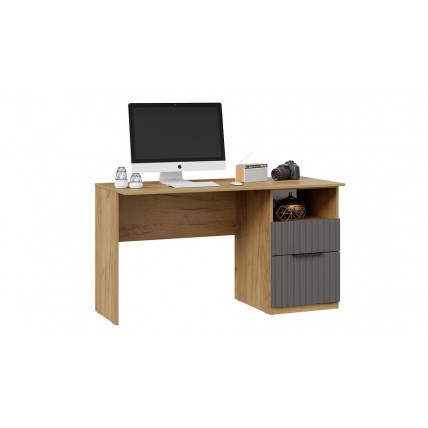 Стол письменный «Хилтон» Тип 3 - 404.011.000 Дуб Крафт золотой, Графит матовый