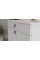 Тумба комбинированная «Тиффани» Исп.2.2 - 307.005.000 Белый снег, Белый софт