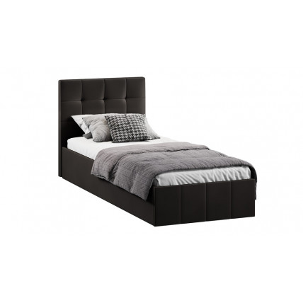 Кровать с ПМ «Эмма» (с подъемным механизмом) с заглушиной Велюр Confetti Stone