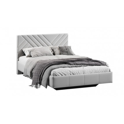 Кровать без ПМ «Дэлли» Тип 1 (без подъемного механизма) Велюр Confetti Silver