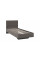 Кровать без ПМ Глория Тип 1 (800) Велюр Ultra Stone