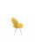 Стул «Гэтсби» К2 Белый матовый, Микровелюр Wellmart Yellow