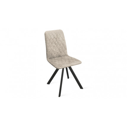 Стул «Стенли» К2 Черный муар, Микровелюр Wellmart Dark Beige