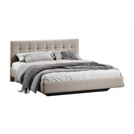 Кровать без ПМ «Эмма» Тип 1 (без подъемного механизма) Велюр Confetti Smoke