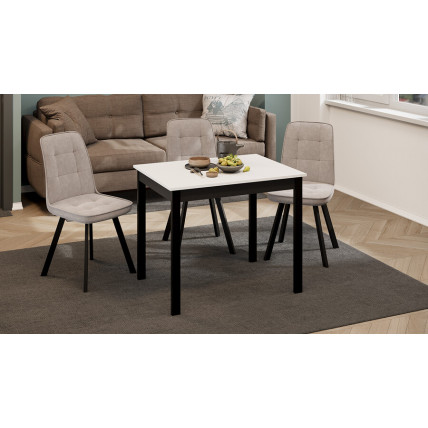 Стол обеденный «Блэйд» Тип 1 - 036.000.000 Черный, Белый