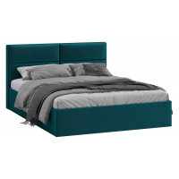 Кровать без ПМ «Глосс» Тип 1 (без подъемного механизма) Велюр Confetti Izumrud