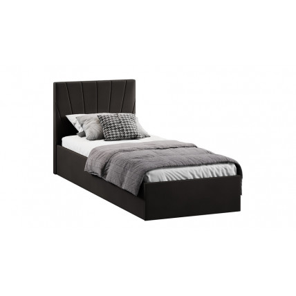 Кровать с ПМ «Эвори» Тип 1 (с подъемным механизмом) с заглушиной Велюр Confetti Stone