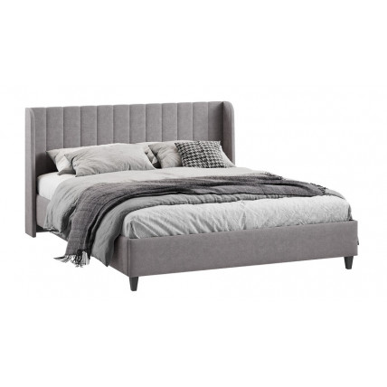 Кровать с ПМ «Шанель» (с подъемным механизмом) Микрошенилл Relax Mocco