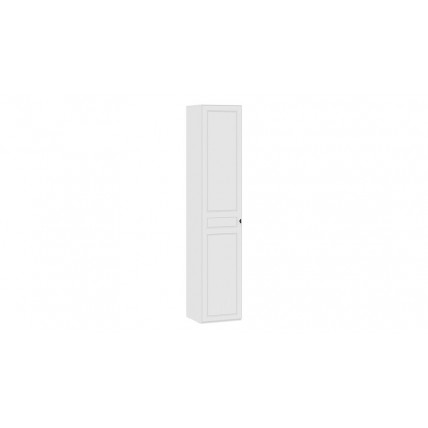 Шкаф для белья «Пандора» (левый) Исп.2 - 420.000.000 Белый снег, Белый матовый