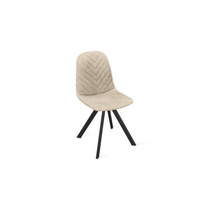 Стул «Шерри» К2 Черный муар, Микровелюр Wellmart Dark Beige